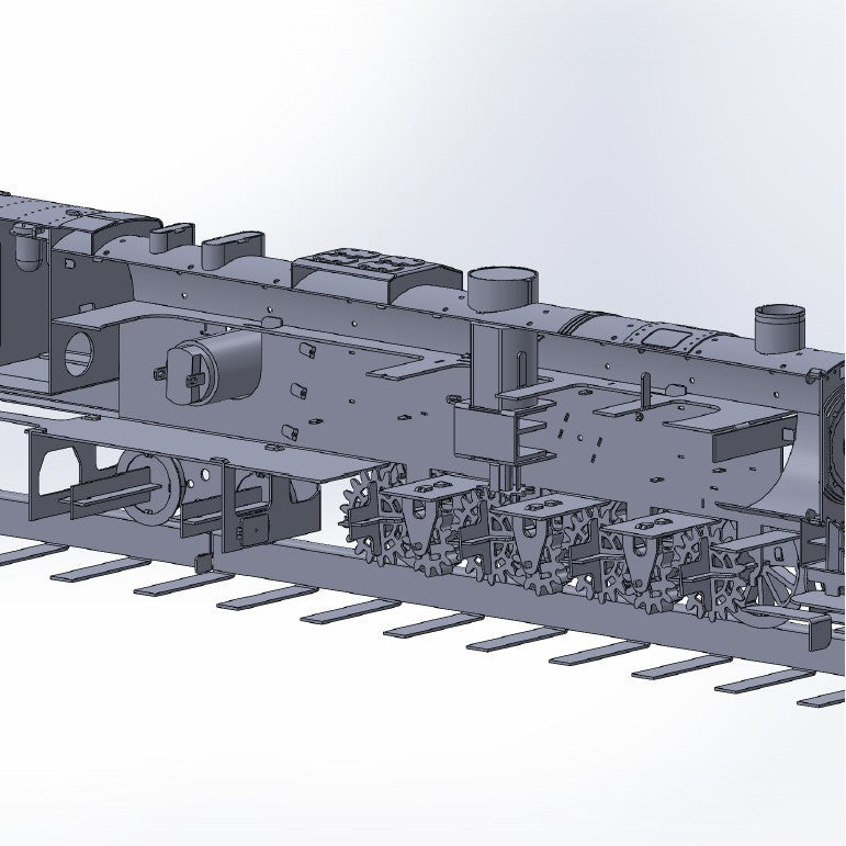 POLAR STEEL Magic Express Mechanical Steam train