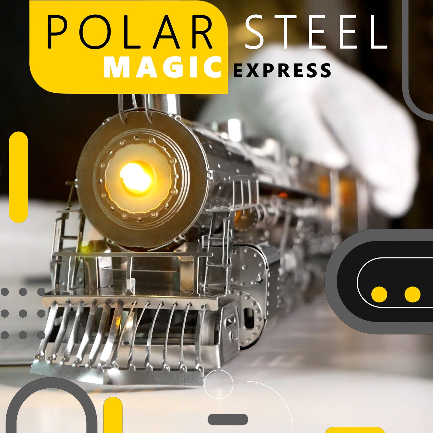 POLAR STEEL Magic Express Mechanical Steam train